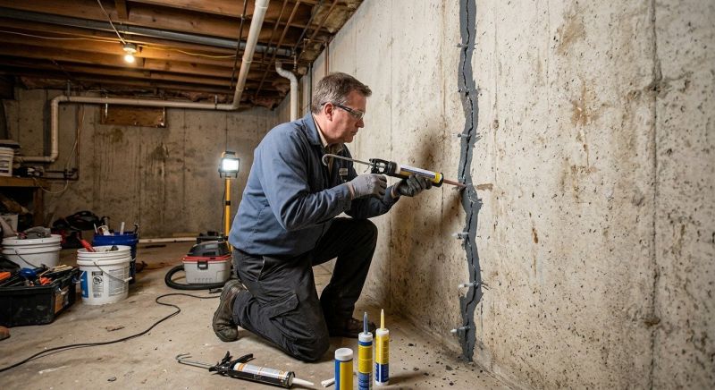 Basement Crack Repair in Clermont County, OH