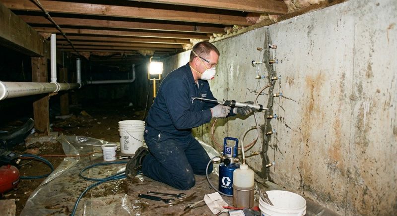 Basement Foundation Repair in Spring Valley, OH