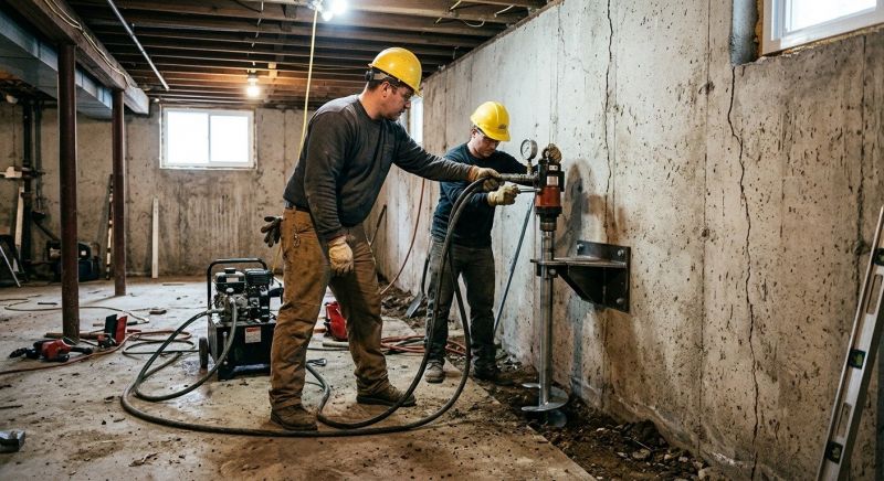 Basement Stabilization in Clermont County, OH