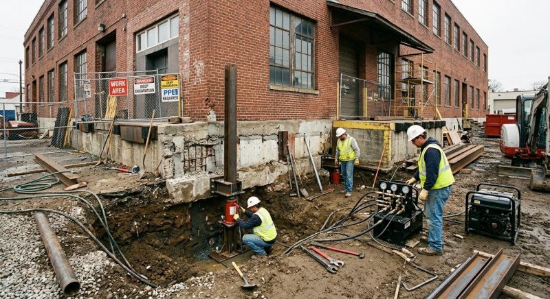 Building Foundation Repair in Lebanon, OH