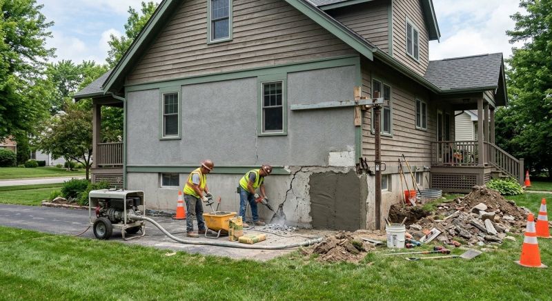 Building Foundation Repair in Maineville, OH