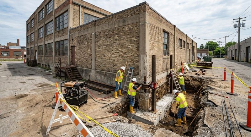 Building Foundation Repair in Middletown, OH