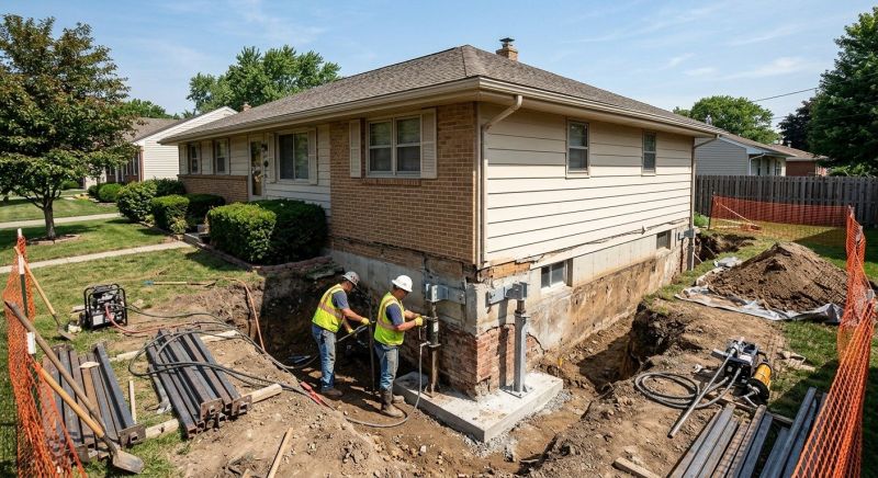 Building Foundation Repair in Trenton, OH