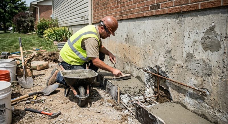 Concrete Foundation Repair in Harrison, OH