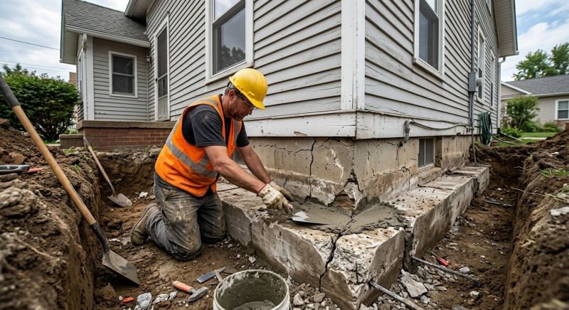 Concrete Foundation Repair in Williamsburg, OH