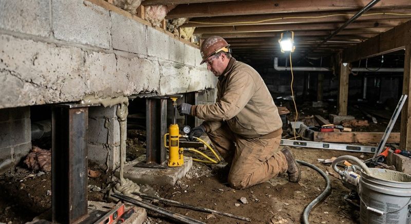Crawlspace Foundation Repair in Fayetteville, OH