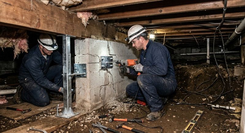 Crawlspace Foundation Repair in Lebanon, OH