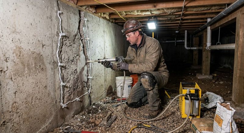 Crawlspace Foundation Repair in Williamsburg, OH