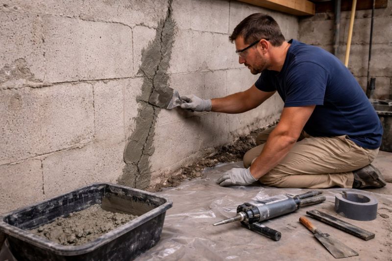 Foundation Crack Repair in Covington, KY