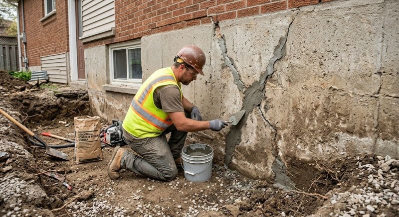 Foundation Crack Repair in Lebanon, OH