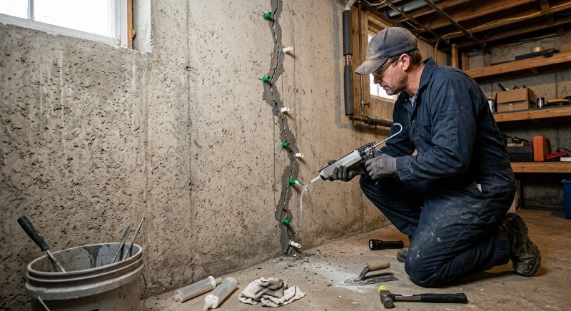 Foundation Crack Repair in Clermont County, OH
