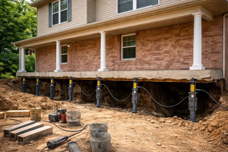 Foundation Jacking in Fayetteville, OH