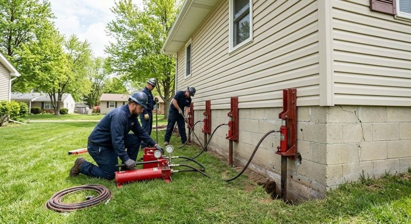 Foundation Jacking in Maineville, OH