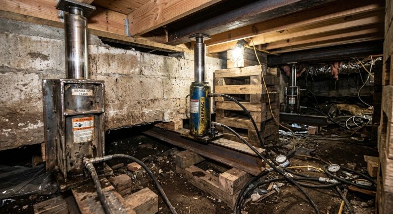 Foundation Jacking in Mason, OH