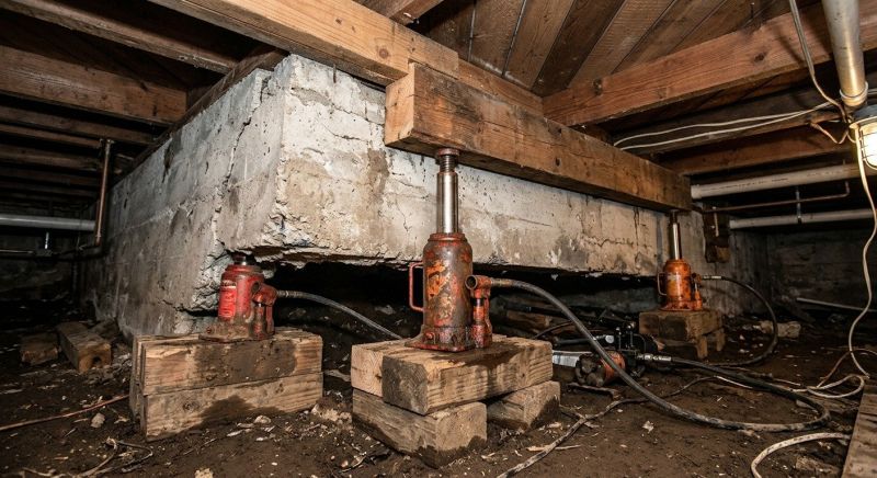 Foundation Jacking in Middletown, OH