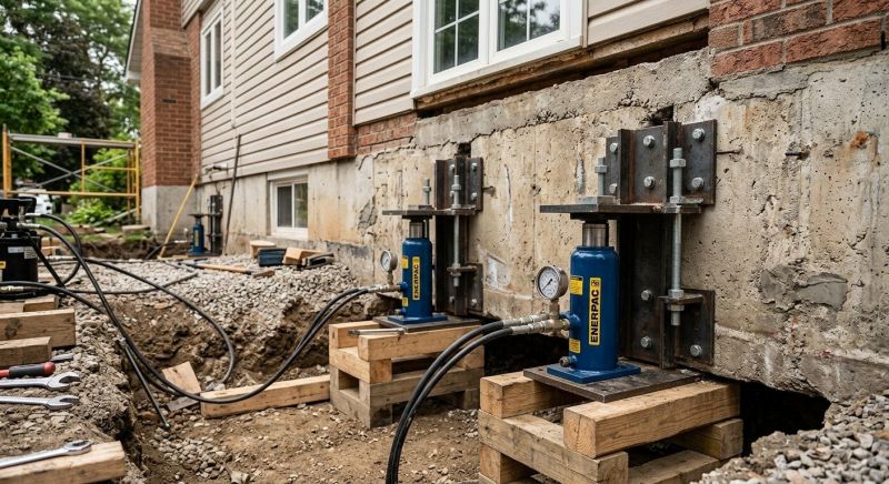 Foundation Jacking in Morrow, OH
