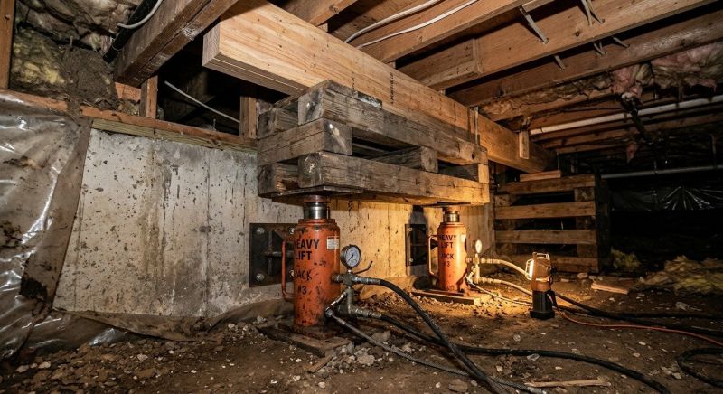 Foundation Jacking in Morrow, OH