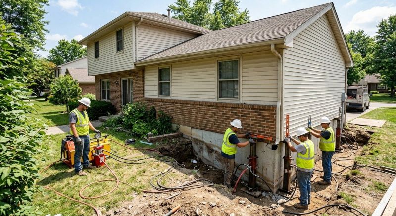 Foundation Jacking in Spring Valley, OH