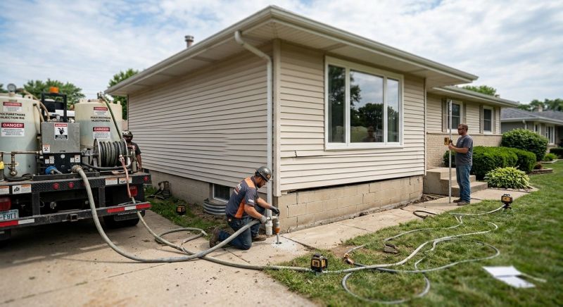 Foundation Lifting in Franklin, OH