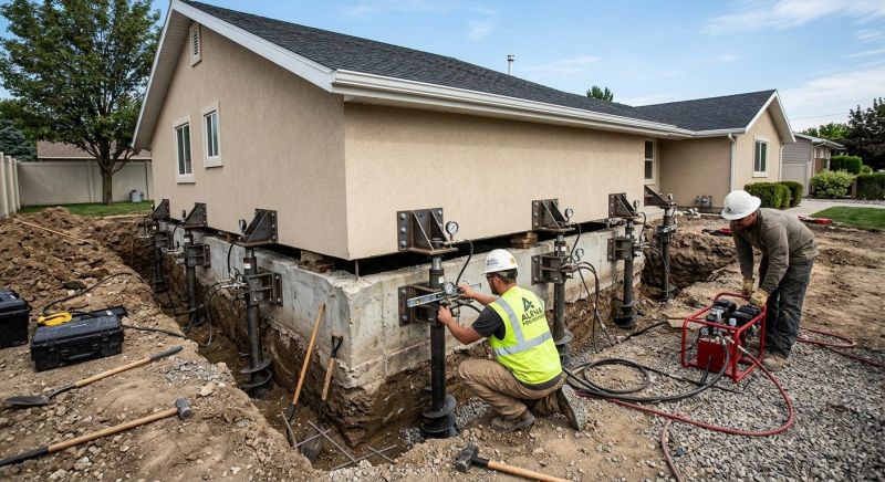 Foundation Pier Leveling in Clermont County, OH