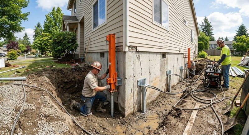 Foundation Pier Repair in Clermont County, OH