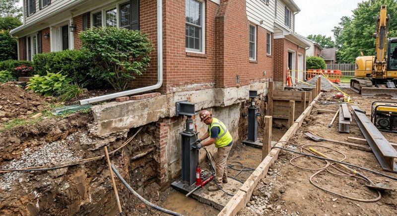 Foundation Raising in Amelia, OH