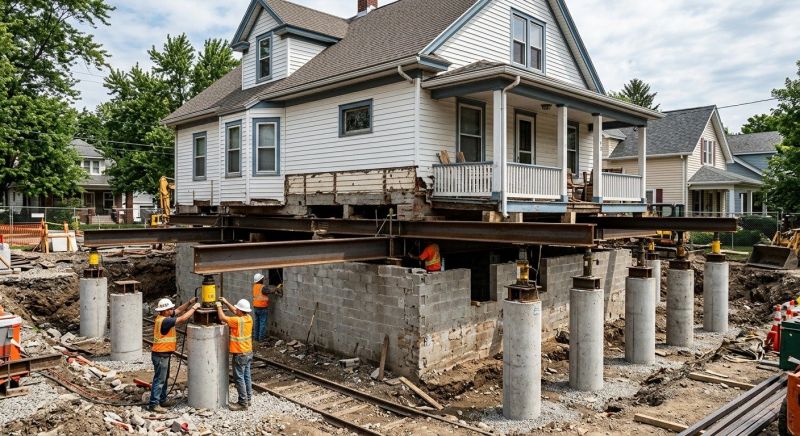 Foundation Raising in Goshen, OH
