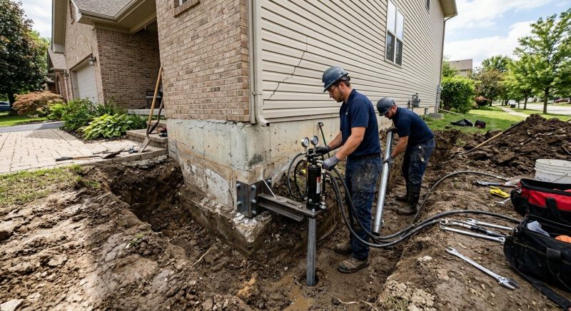 Foundation Settlement Repair in Clermont County, OH