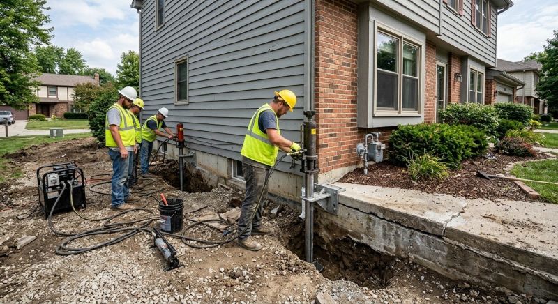 Foundation Stabilizing in Mount Orab, OH