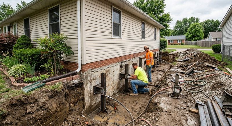 Foundation Stabilizing in Trenton, OH