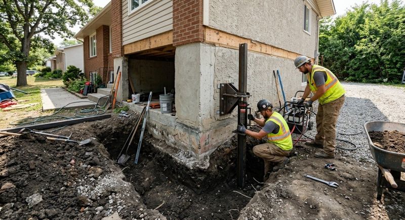 Foundation Structural Repair in Amelia, OH