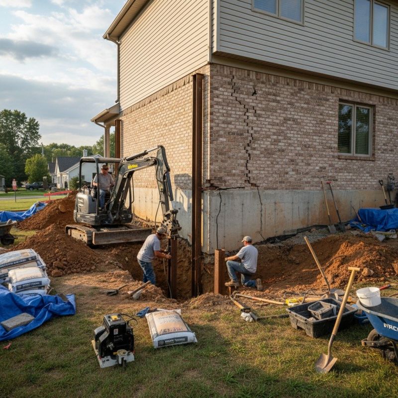 Foundation Structural Repair in Blanchester, OH