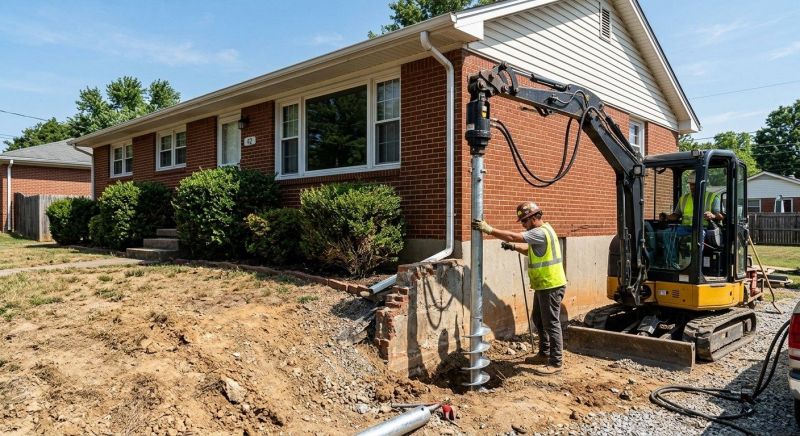 Helical Pile Installation in Clermont County, OH