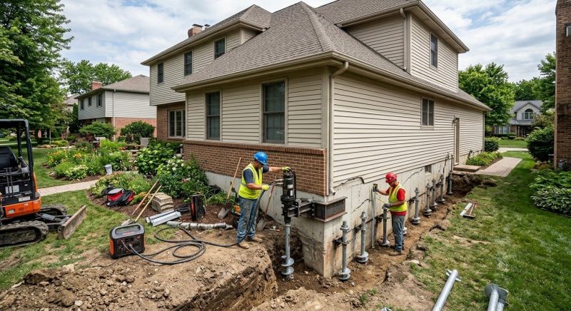 Helical Pile Installation in Clermont County, OH