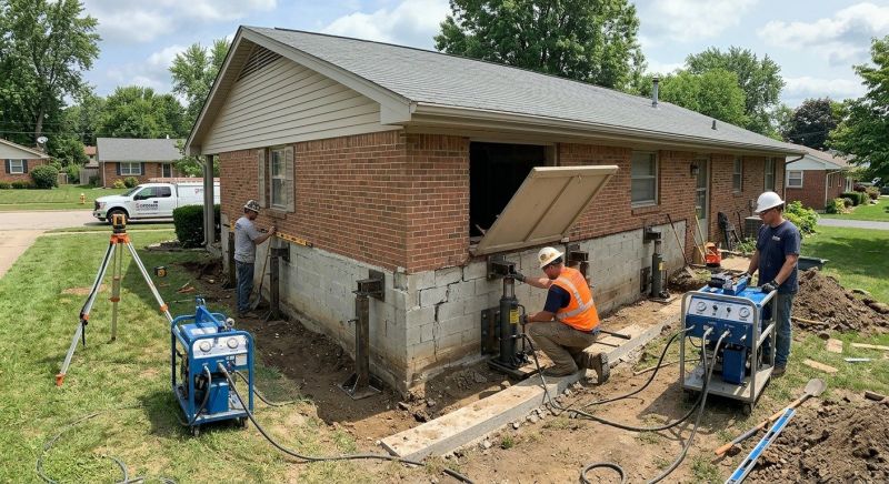 Home Foundation Leveling in Alexandria, KY