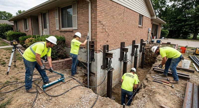 Home Foundation Leveling in Amelia, OH
