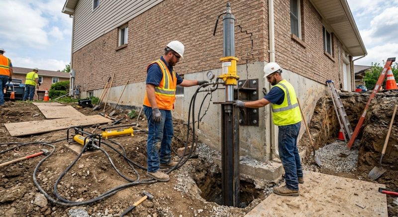 Settling Foundation Service in West Chester, OH