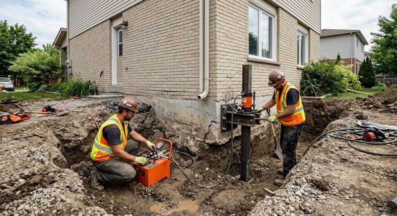 Sinking Foundation Lifting in Clermont County, OH