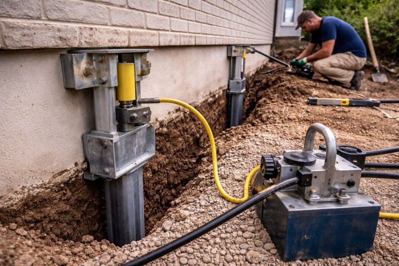 Sinking Foundation Repair in Goshen, OH