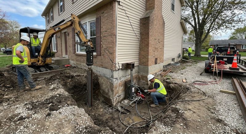Sinking Foundation Repair in New Richmond, OH