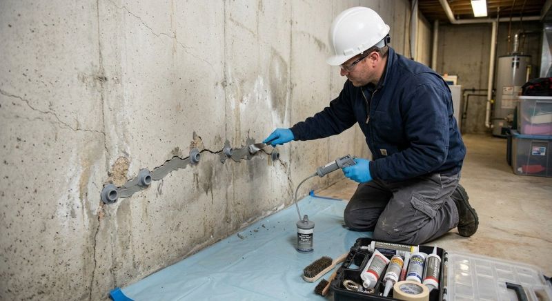 Structural Crack Repair in Clermont County, OH