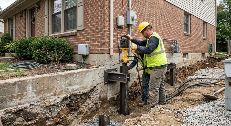 Structural Foundation Repair in Franklin, OH