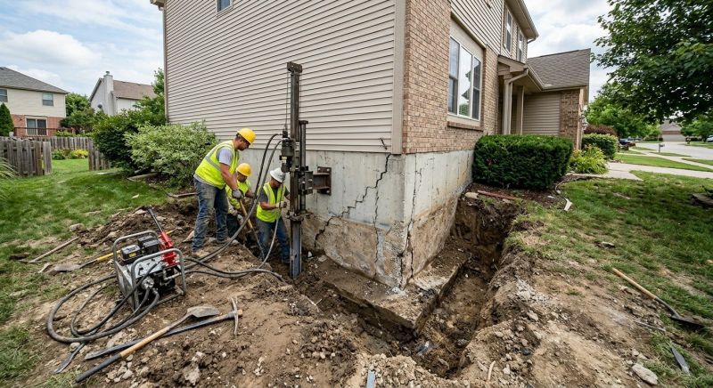 Structural Foundation Repair in Spring Valley, OH